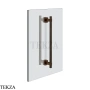 Gessi Jacqueline Полотенцедержатель для крепления на стекло, 30 см 77733-845, бронза Dark Brush
