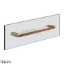 Gessi Perle Полотенцедержатель для крепления на стекло, 30 см 74911-708, медь Brushed