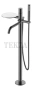 Boheme Stick Смеситель для ванны напольный, комплект Stick 129-GM Gun Metal c ручкой DIAMOND