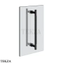 Gessi Pelle Tresse Полотенцедержатель для крепления на стекло, 45 см 78732-439, Nero/ Black Metal PVD