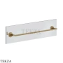Gessi INGRANAGGIO Полотенцедержатель для крепления на стекло, 60 см 63928-726, Warm Steel Br. PVD