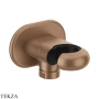 Gessi Goccia Держатель для душевой лейки с выводом 33761-708, Copper Br. PVD