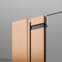 Radaway Nes PNJ Шторка на ванну одностворчатая 90 см, правая R, 10011090-93-01R, брашированная медь