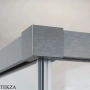 Radaway Idea KDJ Душевая дверь 140 см, левая, 387044-91-01L, брашированный никель