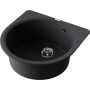 Omoikiri Akegata 51 Кухонная мойка Artgranit круглая 4993758 черный