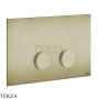 Gessi ANELLO Клавиша смыва для инсталляции SANIT, Villeroy&Boch 54631-727, Brushed Brass PVD