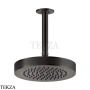 Gessi INCISO SHOWER Верхняя душевая лейка с кронштейном под размер 58188-707, Black Metal Brushed PVD