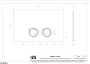 Gessi Total look Клавиша смыва для инсталляции Geberit Sigma 8 и Sigma 12, 54611-791, Deep Bronze Brushed PVD