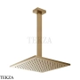 Gessi Rettangolo shower Верхний душ с потолочным кронштейном под размер 15199-726, Warm Bronze Br. PVD