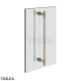 Gessi Pelle Tresse Полотенцедержатель для крепления на стекло, 60 см 78733-432, Crème/ Finox Br. Nickel