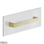 Gessi Rettangolo Полотенцедержатель для крепления на стекло, 30 см 20961-727, Brushed Brass PVD