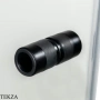 Radaway Nes DWS B Душевая дверь 75 см, правая R, 10044750-54-01R, черный матовый