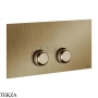 Gessi VENTI20 Клавиша смыва для инсталляции Viega Prevista 54661-791, Deep Bronze Br. PVD