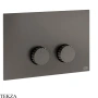 Gessi Incastri Клавиша смыва для инсталляции Tece profil octa 2 75617-707, black хром Brush