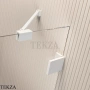 Radaway Essenza Pro PND II Шторка на ванну двустворчатая с одной подвижной створкой 140 см, открывание налево, 10102140-04-01L, белый матовый