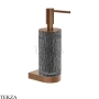 Gessi Incastri Дозатор для мыла настенный, Light smoke 75413-708, медь Brushed