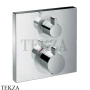 Hansgrohe Ecostat Square Термостат для душа на 2 потребителя, внешняя часть 15714000, хром глянец