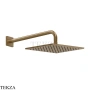 Gessi RILIEVO Верхняя душевая лейка с кронштейном 59158-791, Deep Bronze Brushed PVD