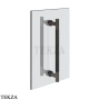 Gessi Pelle Tresse Полотенцедержатель для крепления на стекло, 30 см 78731-440, Nero/ Black Metal Br. PVD