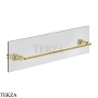 Gessi INCISO accessories Полотенцедержатель для крепления на стекло, 60 см 58617-710, Brass PVD