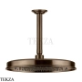 Gessi VENTI20 Верхний душ 300 с потолочным креплением под размер 65155-761, Coffee Bronze Br. PVD