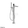 Gessi Perle Смеситель для ванны напольный, внешняя часть 74129-031, хром глянец