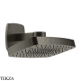 Gessi Jacqueline Верхняя регулируемая лейка с кронштейном 77150-707, black хром Brush