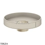Gessi Pelle Tresse Раковина круглая накладная, без перелива 78601-432, Crème/ Finox Br. Nickel