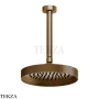 Gessi Inverso Diamantato Верхняя лейка с потолочным кронштейном под размер 63450-791, Deep Bronze Brushed PVD