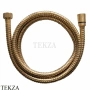 Nicolazzi Душевой шланг с двойным зажимом, конический 200 см R7098OG, Raw Brass