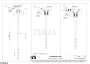 Gessi Jacqueline Излив для раковины потолочный 77098-845, бронза Dark Brush