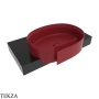 Flaminia Roll раковина полувстраиваемая 56×42×17 см, красный Rosso Rubens матовый