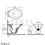 Hatria Sculture Унитаз подвесной YXKN01, сиденье с микролифтом, белый глянец