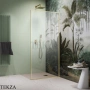Radaway Modo F SL II Душевая перегородка 50 см, левая L, 10419054-99-01L, брашированное золото