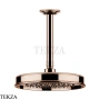 Gessi VENTI20 Верхний душ 200 с потолочным креплением под размер 65150-030, Copper PVD