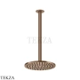 Gessi Goccia Верхний душ с потолочным кронштейном под размер 33664-708, Copper Br. PVD