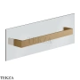 Gessi Rettangolo Полотенцедержатель для крепления на стекло, 45 см 20963-791, Deep Bronze Brushed PVD