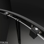 Radaway Premium Pro KDJ Душевая дверь раздвижная 150 см, правая R, 1015150-54-01R, черный матовый