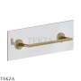 Gessi INGRANAGGIO Полотенцедержатель для крепления на стекло, 30 см 63924-726, Warm Steel Br. PVD