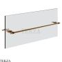Gessi Jacqueline Полотенцедержатель для крепления на стекло, 60 см 77515-726, бронза Brushed