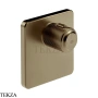 Gessi VENTI20 Термостат для душа, внешняя часть 65316-791, Deep Bronze Br. PVD