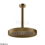 Gessi Incastri RIGATO Верхняя лейка D25 с потолочным кронштейном 63750-791, бронза Deep