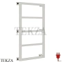 Margaroli Quadri 810-5 Полотенцесушитель электрический 8104705NN, Nickel Bright