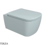 Flaminia Play унитаз подвесной чаша Gosilent слив торнадо PY118SAP, голубой Azzurro Polvere глянец