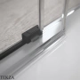 Radaway Idea PN DWD Шторка на ванну раздвижная двустворчатая 160 см, 10004160-54-01, черный матовый
