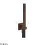 Gessi Incastri Душевой комплект, стержневая лейка 73523-845, бронза Dark Brush