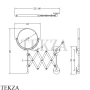 Devon&Devon CAVENDISH Косметическое зеркало 3х настенное WM22CR, хром глянец