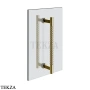 Gessi Pelle Tresse Полотенцедержатель для крепления на стекло, 30 см 78631-710, Brass PVD