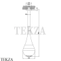 Gessi Goccia Потолочная каплевидная душевая лейка 33752-031, хром глянец