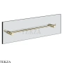 Gessi Incastri Полотенцедержатель для крепления на стекло, 45 см 75513-710, шампань глянец
